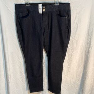 Venezia Women's Skinny Jeans - Midnight Black